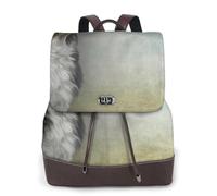 EgoMed Mon bouvier bernois au quotidien,Sac à dos imperméable pour femme, sac à dos de voyage léger en cuir PU tendance