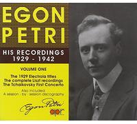 Egon Petri - Egon Petri Vol 1 [Import]