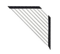 Egoutoire Vaisselle Cuisine Pliable Lot de 2 égouttoirs à vaisselle triangulaires enroulables for évier de cuisine, support d'angle for éponge et chiffon, égouttoir pliable en acier inoxydable SéChoir