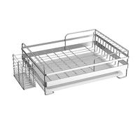Egoutoire Vaisselle Support De Stockage De Cuisine De Support De Vidange De Plat D'acier Inoxydable Avec Le Support De Baguettes Pour La Maison Égouttoir à Vaisselle Pour Comptoir ( Color : Blue,Silve