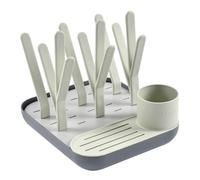 Égoutte biberons Forêt Vert de gris et gris minéral