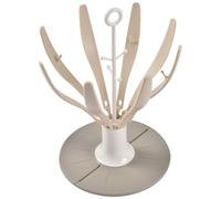 Béaba – Égoutte-biberons Arbre Flower – Pliable, 8 biberons, Compact – Argile