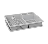 Egouttoir 1 niveau en plastique - 5 five simply smart - Gris clair