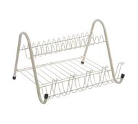 Egouttoir à vaisselle 2 niveaux Vague 40cm Beige