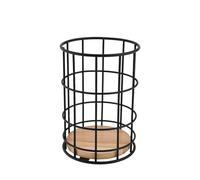 Égouttoir à baguettes, porte-pinceaux de maquillage, seau de rangement pour pinceaux de maquillage, porte-ustensiles pour cuisine (style 2-noir)