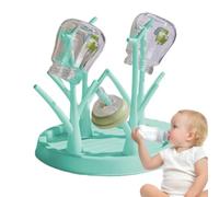 Égouttoir à biberons,Égouttoir à biberons pour bébé Porte-bouteille | Conception en forme d'arbre Sucettes, vaisselle, tétine, pièces de pompe p