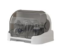 Égouttoir À Biberons Pour Bébé, Boîte De Rangement Pour Biberon, Égouttoir À Bouteilles Avec Bac D'égouttage Amovible, Protection Anti-Poussière Pour Egouttoir Biberon Bebe Et Couverts Pour Bébé