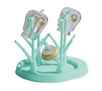 Égouttoir à biberons pour bébé - Support réglable pour biberons de lait, organisateur de tasses pour nourrissons peu encombrant, rangement durable du matériel d'alimentation | Plateau amovible antidér