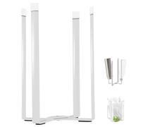 Egouttoir à Bouteille, Blanc Égouttoir Pliable pour Bouteille, Séchoir à Tasses Multifonctionnel, Support pour Bouteill à Égoutter, Tower Séchoir à Bouteilles, pour les Bouteilles, les Verres