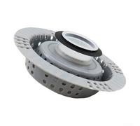 Égouttoir à cheveux en silicone pour évier, baignoire et siphon de sol pour éviter les bouchons, design lourd, facile à nettoyer