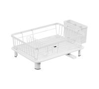 Égouttoir à couverts moderne avec tiges de support renforcées et design multi-compartiments pour organiser les couverts de cuisine et les assiettes