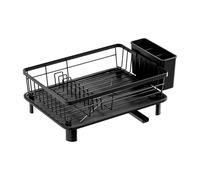 Égouttoir à couverts moderne avec tiges de support renforcées et design multi-compartiments pour organiser les couverts de cuisine et les assiettes