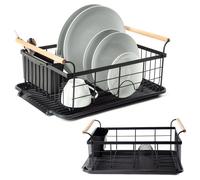 Egouttoir à vaisselle - VILDE - 5907610287843 - Noir - Métal et Plastique - 42,5x29,5x19cm