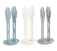 Égouttoir à gants de cuisine avec plateau d'égouttement | Support mural pour torchons et outils de nettoyage | Étagère de rangement peu encombrante pour garder les plans de travail secs et bien rangés