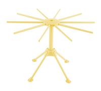 Égouttoir à nouilles, étendoir à spaghetti, support de séchage de pâtes, outil de cuisine pliable pour sécher les pâtes faites maison, matériau de qualité alimentaire, blanc, (Jaune)