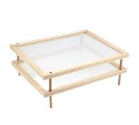 Égouttoir à pâtes - Support amovible, étagère de cuisine empilable | Filet de rangement ouvert pour fruits, planche à découper pour la circulation de l'air pour la déshydratation des aliments