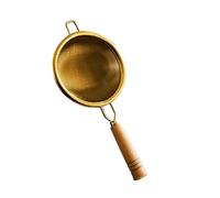 Égouttoir à thé réutilisable Long manche en bois, 1 pièce, filtre, accessoires for la maison(3pcs-B)