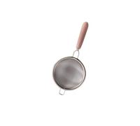 Égouttoir à thé réutilisable Long manche en bois, 1 pièce, filtre, accessoires for la maison(Red)