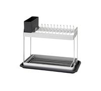 - Egouttoir à Vaisselle "2 Niveaux" 42cm Gris