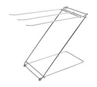 Égouttoir à vaisselle à 3 bras, 1 support pliable en acier inoxydable pour un rangement peu encombrant et un séchage rapide, pour la cuisine ou la salle de bain