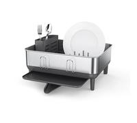 Egouttoir à vaisselle compact à cadre acier