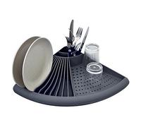 Egouttoir à vaisselle d'angle gris