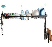 Égouttoir à vaisselle, design réglable, grande capacité Organiseur, 2 niveaux