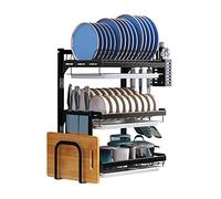 Égouttoir à vaisselle en acier inoxydable - Égouttoir à vaisselle mural - Installation perforée