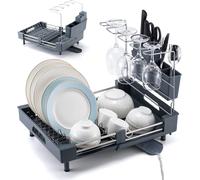 Égouttoir à Vaisselle Extensible Pliable en Acier Inoxydable Vendos85