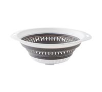 Égouttoir à vaisselle pliable en silicone PP pour pâtes, légumes, nouvelle maison, appartement (noir, 31,5 x 23,8 x 13 cm)