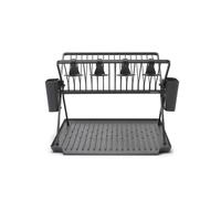 Egouttoir à vaisselle pliable grand modèle gris foncé Brabantia