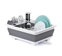 THANSTAR Égouttoir à vaisselle pliable portable pour cuisine, camping-car, remorque, économiseur d'espace de cuisine