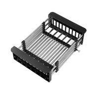 Égouttoir à vaisselle réglable en acier inoxydable pour évier de cuisine, nizer extensible pour évier de cuisine, rangement robuste pour vaisselle, égouttoir de cuisine, nizer à vaisselle peu