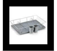 Egouttoir à vaisselle SAKURA avec plateau an Acier Chromé Gris MSV