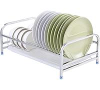 Égouttoir à vaisselle sans perforation - Gain de place - Étagère de comptoir de cuisine - Égouttoir pour assiettes et ustensiles - Installation facile - Design moderne
