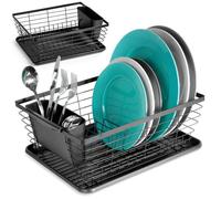 Egouttoir à Vaisselle - Vilde - Orion - 36x30x14,5 cm - Acier Inoxydable - Noir