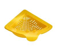 Égouttoir à ventouse pour évier - Panier de vidange automatique - Panier à suspendre pour robinet éponge - Support de rangement d'angle pour évier