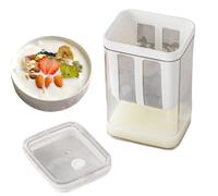 Égouttoir À Yaourt,Passoire Yaourtière 1.8L - Tasse Avec Sac Filtrant Pour Lait De Soja, Café, Soupe, Jus De Fruits Et Baies - Outils De Cuisine Polyvalents