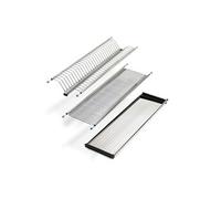 Emuca Égouttoir suspendu Drynox pour assiettes et verres, module intérieur 535-585 mm, acier chromé