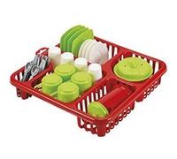Egouttoir carré garni Ecoiffier 30 cm Rouge G