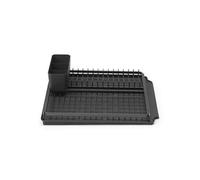 Brabantia Égouttoir à Vaisselle, Gris Foncé, Grand (38,5 x 49 cm)