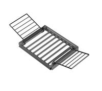 Égouttoir Coulissant for Machine À Laver, Porte-Pantalons Extensible, Étendoir Invisible for Machine À Laver, Ailes Latérales Pliables, for Buanderie(610-660mm)