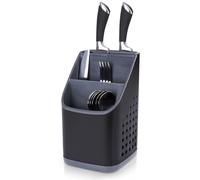 Égouttoir Couverts Noir Porte-Ustensiles Cuisine Organiseur Rangement Moderne
