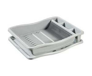 Egouttoir curver grand + plateau gris clair 480x380x105 Gris G