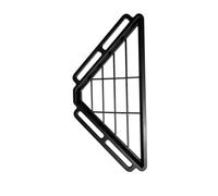 Égouttoir d'angle triangulaire pour évier | Égouttoir d'angle triangulaire pour éponge, savon, brosse, serviette, cuisine, maison, quotidien, noir