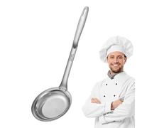 Égouttoir de cuisine en acier inoxydable - Filtre à huile à filtration rapide - Avec treillis métallique fin - Cuillère à tamis fiable pour pâtes, riz, etc