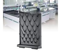 Égouttoir De Laboratoire, Égouttoir Mural En Verre, Matériau PP (résistant Aux Acides Et Aux Alcalis) Détachable Et Réassemblé, Facile À Nettoyer, Pour Ustensiles De Laboratoire Scolaire ,27 Sticks