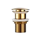 Égouttoir De Lavabo Pop-up En Or Poli, Résistant À La Corrosion, Facile Nettoyer, Bouton Pop-Up, Trou Rond, Salle Bains, Hôtel(Polishing Gold2)