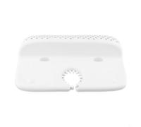 Égouttoir d'évier avec ouverture réglable sécurisée et panier fonctionnel pour accueillir les outils de nettoyage courants dans la cuisine ou la salle de bain (blanc)