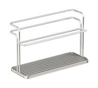 Égouttoir élégant pour bouteilles de cuisine avec deux niveaux, parfait pour organiser efficacement les tasses et les bouteilles (C)